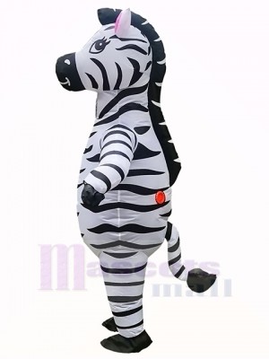 Zebra Aufblasbares Kostüm Halloween Weihnachten Cosplay Party Kleid für Erwachsene