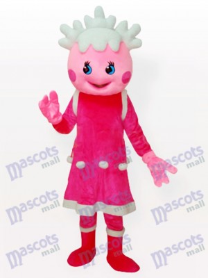 Snow Pink Adult Anime Maskottchen Kostüm