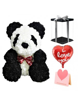 Panda Rosenbär Bestes Geschenk für Muttertag, Valentinstag, Jubiläum, Hochzeit und Geburtstag