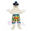 Neuer Strandbär mit Shorts Maskottchen kostüm Tier
