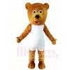 Weißer Bauch Braun Teddy Bär Maskottchen Kostüme Tier