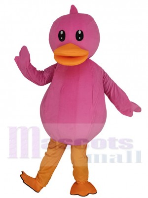 Süße rosa Ente Maskottchen-Kostüm Tier