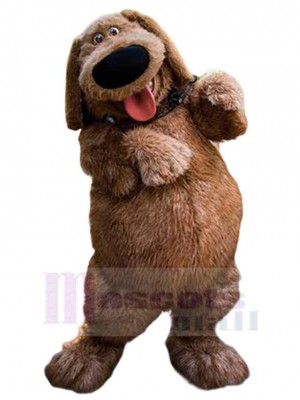 Super süßer brauner Hund Maskottchen Kostüm Tier