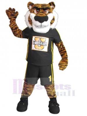 Brauner Tiger der Universität Maskottchen Kostüm Tier
