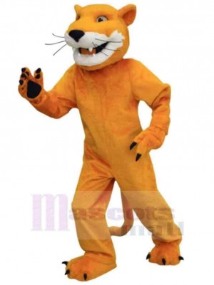 Männlicher brauner Puma Maskottchen-Kostüm Tier